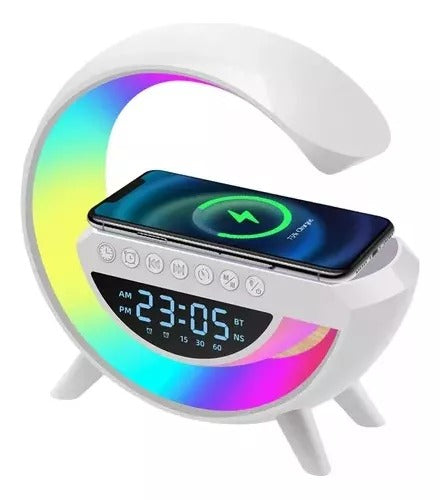 Lampara RGB RELOJ Altavoces y Cargador